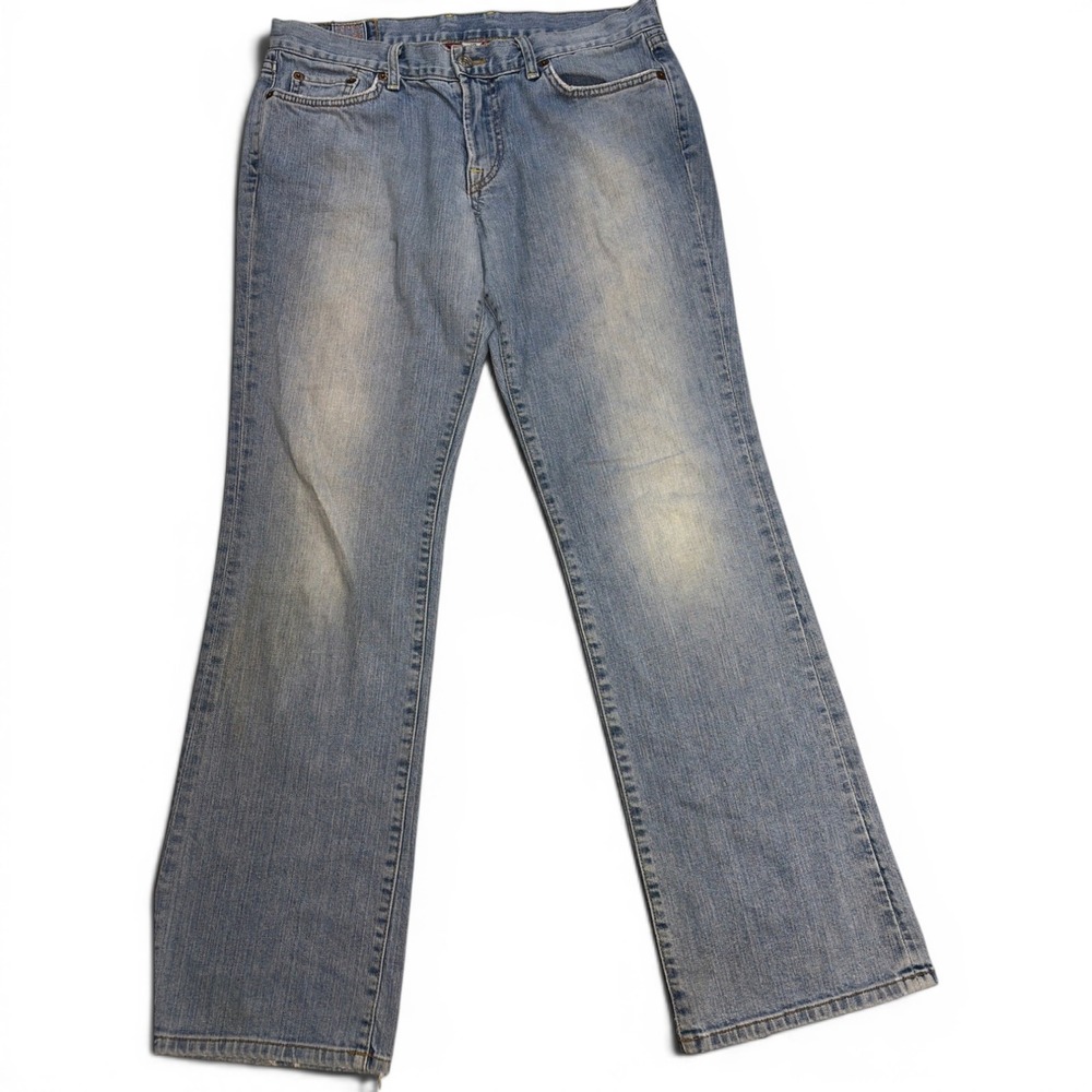 Lucky Brand Classic Rider Jeans Womens 10/30 Light Wash Straight Leg Made in USA